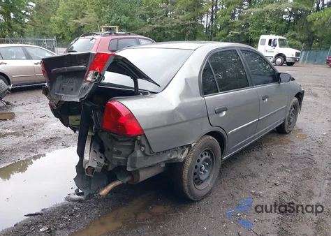 2005 Honda Civic Vp from USA, damaged, VIN 1HGES16415L003111